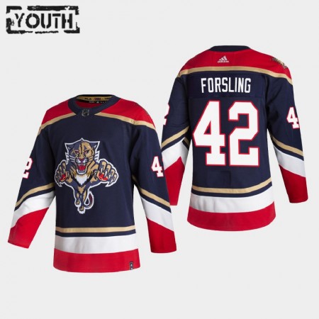 Florida Panthers Gustav Forsling 42 2020-21 Reverse Retro Authentic Shirt - Kinderen
